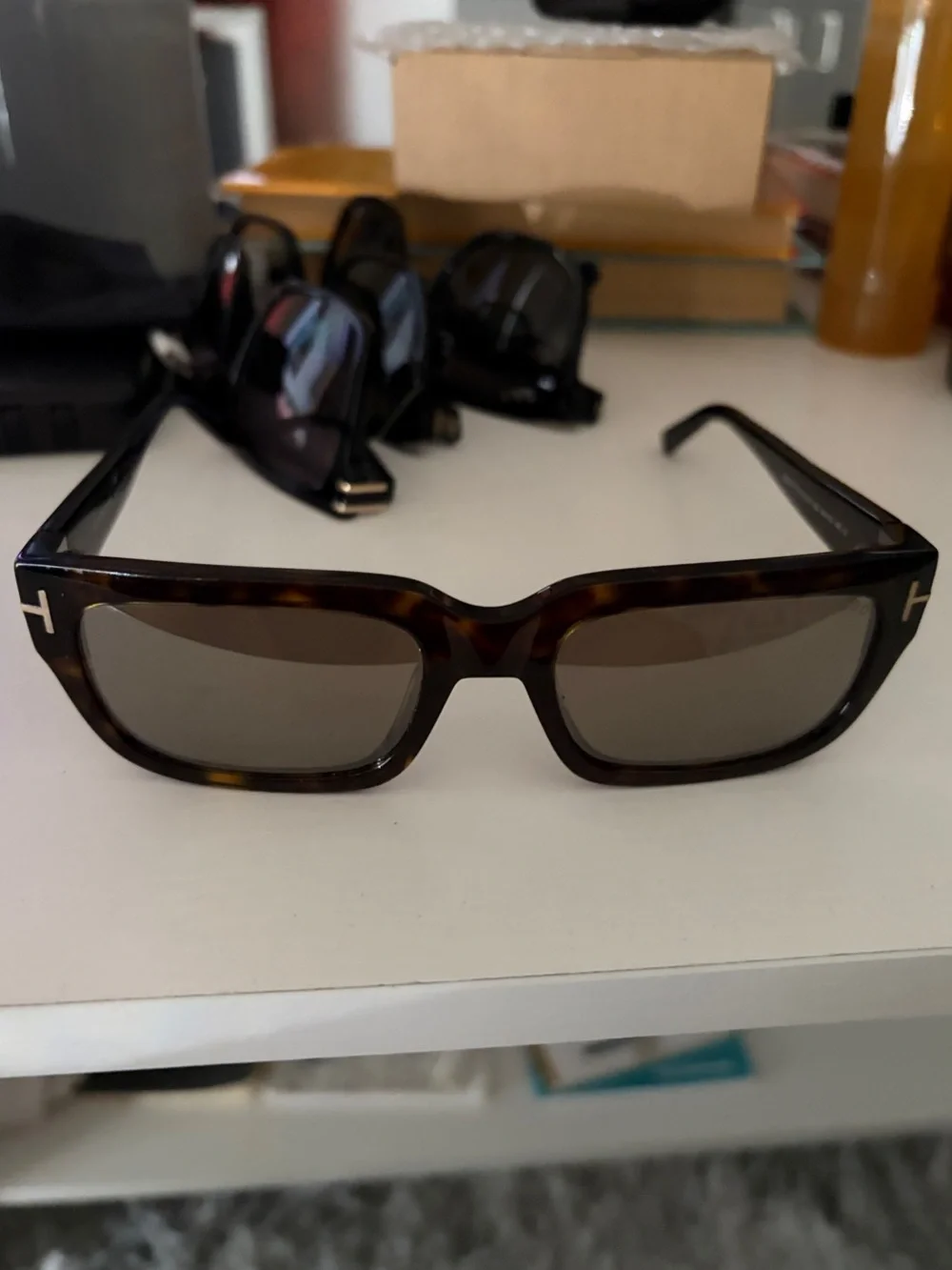 Tom Ford Tortoiseshell Sunglasses with Brown Lenses